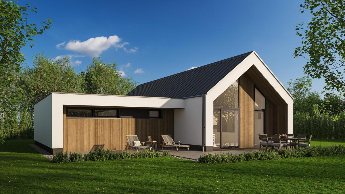 KV Homes Horizon — house with terrace in daylight